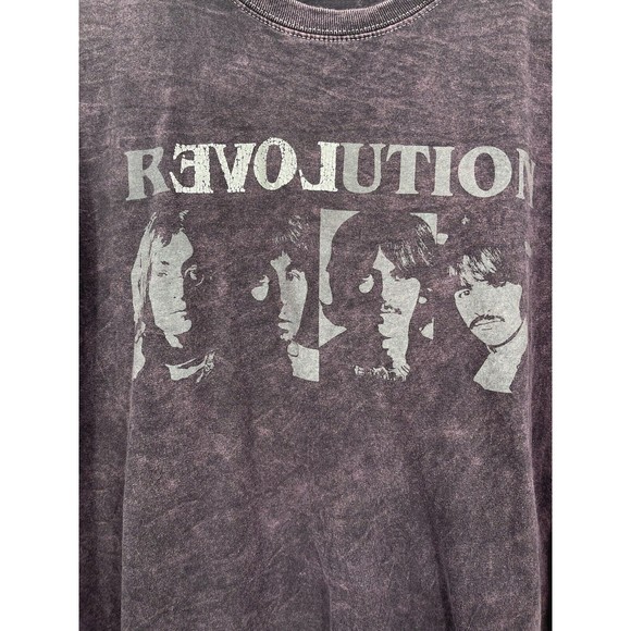 The Beatles - “Revolution” - 2020 Purple Tie Dye Shirt  Women M - Picture 2 of 5